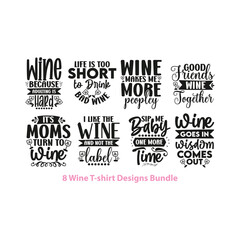 Wine Shirt Design Bundle