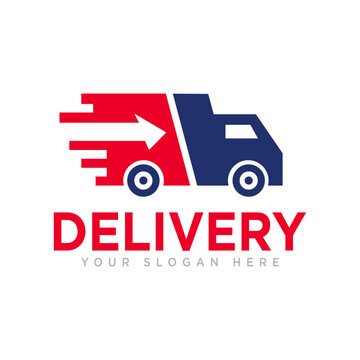 Delivery Design Logo and Illustration