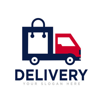 Delivery Design Logo and Illustration