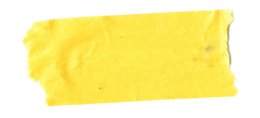 yellow sticker paper tape washi tape high quality isolated