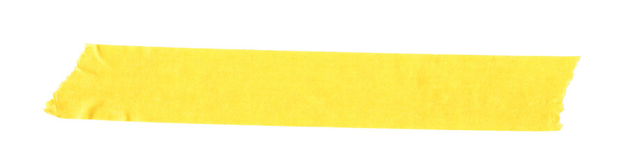 yellow sticker paper tape washi tape high quality isolated