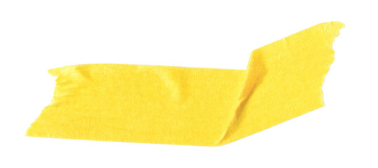 yellow sticker paper tape washi tape high quality isolated