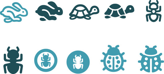 set of icons