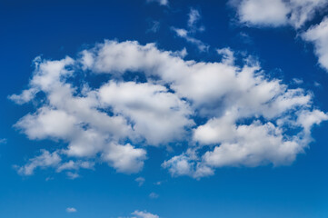 Sky clouds and clear sky at Tver. Russia