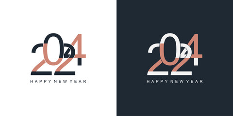 2024 logo vector design with modern style idea
