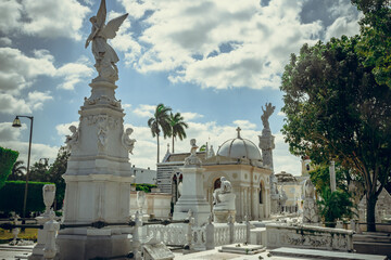 The Christopher Columbus cemetery in the city of Havana in Cuba