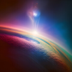 Colorful planet