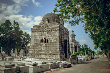The Christopher Columbus cemetery in the city of Havana in Cuba