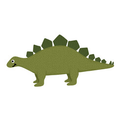 Dinosaur cartoon isolated on white