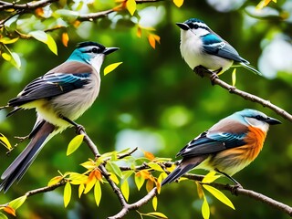 A bird perched on a branch capturing a moment of natura