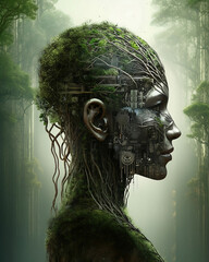 AI integrated with mother nature.