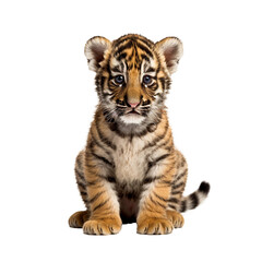 Tiger Cub with Transparent Background