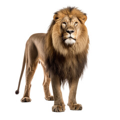 Fototapeta na wymiar Lion with Transparent Background