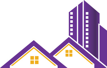 Logo for real estate or property builders.