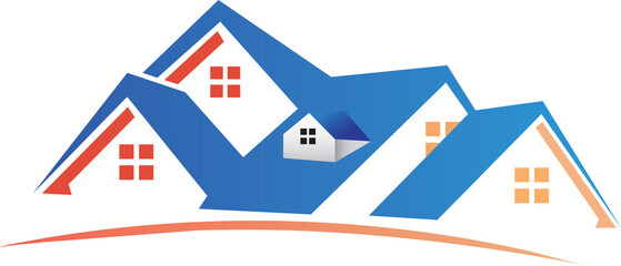 logo for real estate or property builders
