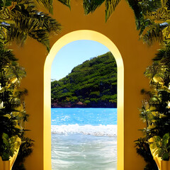VIEW OF THE SEA GOLDEN HOLIDAY Advertising Magazine Advertisement Travel agency Travel Advertising VIP PARADISE 