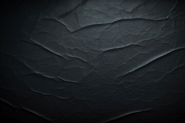 Black and gray textured background paper, Black leather aesthetic graphic design. Generative Ai Illustration. 