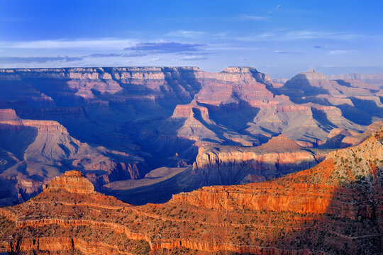 Amazing Sunrise Image of the Grand Canyon taken from Mather Point, USA