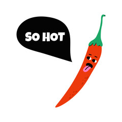 Cool Red Hot Chili Pepper character