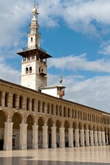 Obraz premium The Umayyad Mosque is the largest mosque in Damascus. It is one of the oldest mosques in the world. It was built in the years 706-715. Syria.