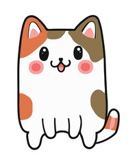 kawaii kitty Illustration