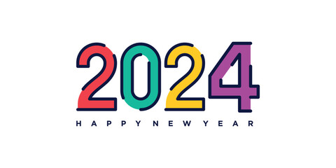 2024 logo design idea with creative modern style concept