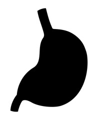 胃袋のシルエット