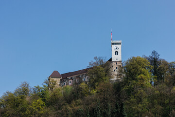 Fototapeta na wymiar Ljubljana Castle in Slovenia