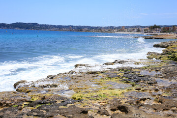 La Grava Beach on a sunny day