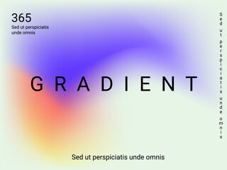 Liquid on colorful background. Bright mesh blurred pattern in pink, blue, green tones.