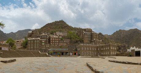 Rijal Almaa village world heritage site near Abha in the Asir region, Saudi Arabia