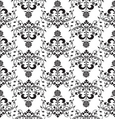 Floral seamless pattern, element for design, vector illustration