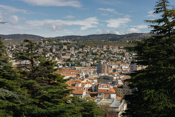 Fototapeta na wymiar City of Trieste in Italy on a sunny day
