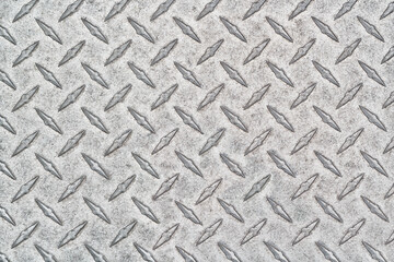 Grungy diamond pattern metal texture background