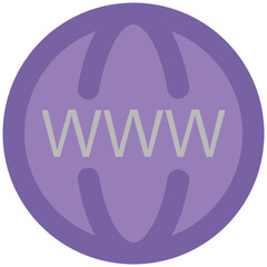 Worldwide Bold Vector Icon
