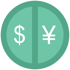Currency Value Bold Vector Icon

