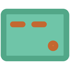 Graph Board Bold Vector Icon

