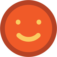 Smiley Bold Vector Icon

