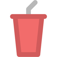 Wine Glass Bold Vector Icon

