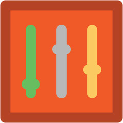 Equalizer Bold Vector Icon

