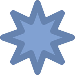 Star Bold Vector Icon
