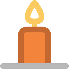 Candles Bold Vector Icon

