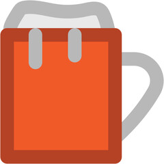 Cocktail Bold Vector Icon
