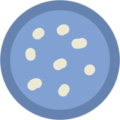 Serving Platter Bold Vector Icon

