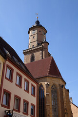 Fototapeta na wymiar Kirche in Volkach