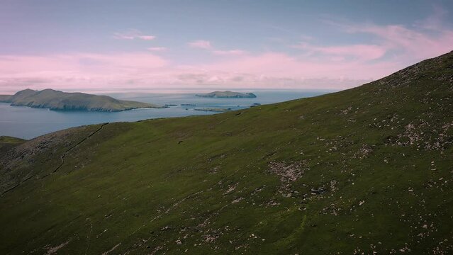 Sunny Day on dingle Slea Head Drive, coastal drive