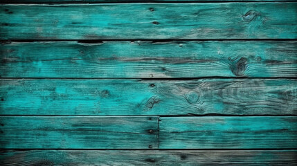 Wooden boards painted blue. Generative AI