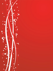 Abstract vector illustration background of sparkling star and lights