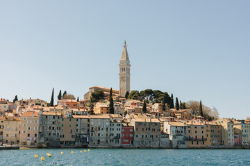 The eautiful town of Rovinj in Croatia