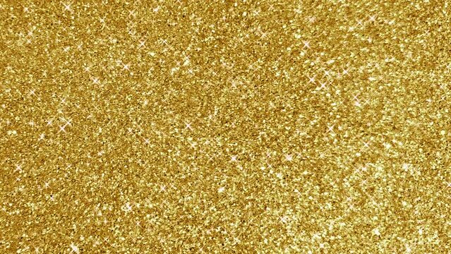 Motion loop of gold background